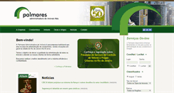 Desktop Screenshot of palmaresadm.com.br