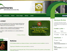 Tablet Screenshot of palmaresadm.com.br
